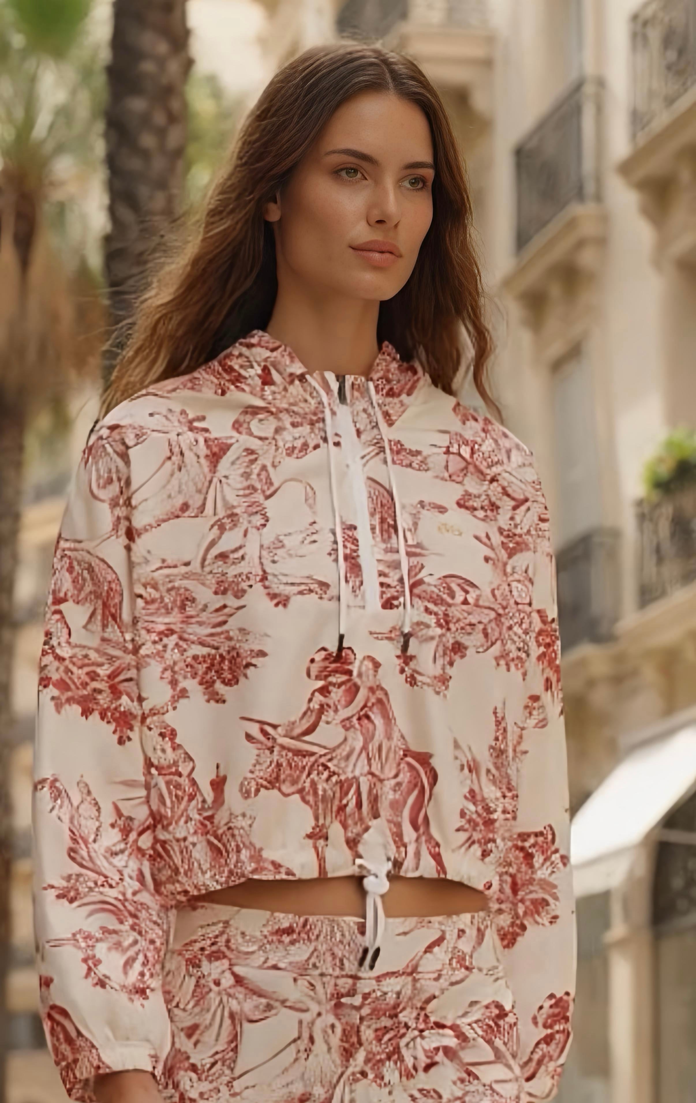 TOILE Signora — Cropped Windbreaker