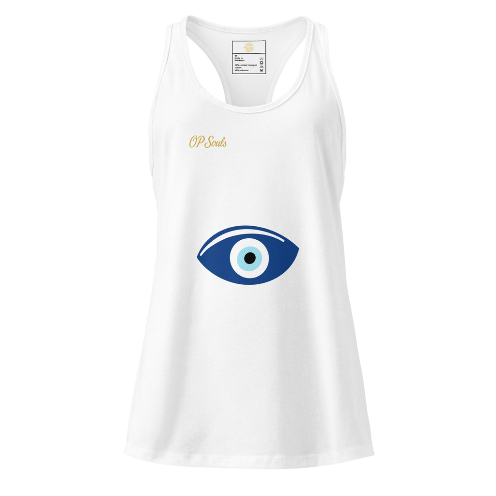 Evil Eye — Signature Racerback Tank (Next Level Apparel 1533)